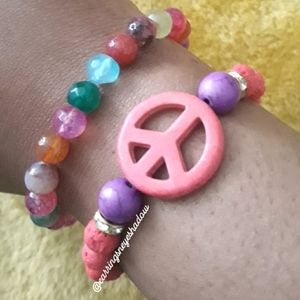 2pc stretch bracelet set #16